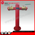 Outdoor Aboveground Fire Hydrant for Firefighting System